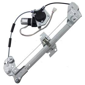 3552-1742l Brock Drivers Front Power Window Regulator And Motor Assembly For 98-03 Ford Escort Zx2