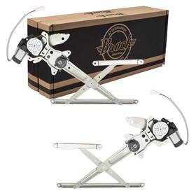 6552-1786lr Brock Fits Toyota Tundra Truck 00-06 Set Of Power Front Window Lift Regulator And Motors