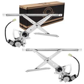 6552-6288lr Brock New Set Front Power Window Regulators And Motors Assemblies For 02-06 Toyota Camry