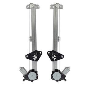 7552-1592lr Brock Pair Set Rear Power Window Regulators And Motors Assemblies For 09-15 Honda Pilot
