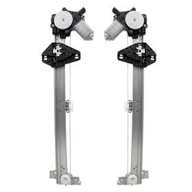 7552-1612lr Brock Pair Set Front Power Window Regulators Motor Assemblies For 2007-2012 Acura Rdx