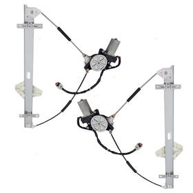 7552-6220lr Brock New Pair Set Front Power Window Lift Regulators And Motors For 02-06 Honda Cr-v