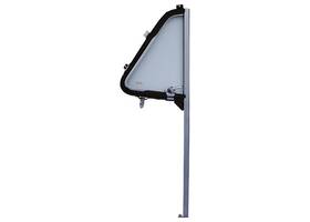 Vwa54ch-lh Brothers Trucks Vent Window Assembly - Clear Chrome Left Each