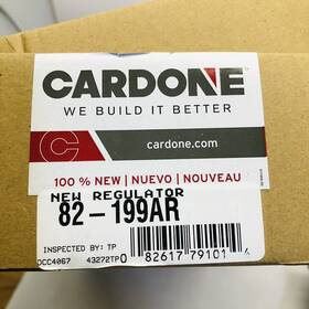 82-199ar Cardone Select Power Window Motor And Regulator Assembly