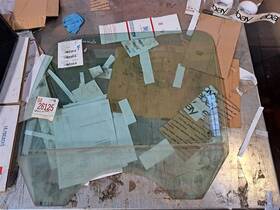 278-00328br Chevrolet Truck Passenger Rear Door Glass Crew Cab Fits 07-14 Sierra 2500 Pickup