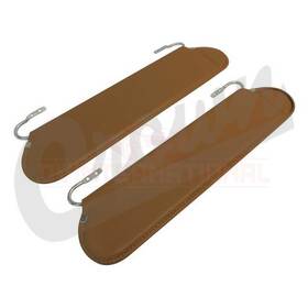 L4237677 Crown Automotive Sun Visor Set Front Left And Right For Jeep Cj-6 1972-1975