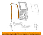 Dc3z2625766a Ford Oem Super Duty Window Channel Right