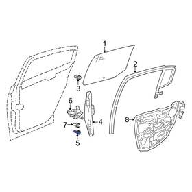 68021189aa Dodge Oe For Avenger 2008-2013 Rear Window Regulator Bolt