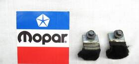 3581974 Dodge Plymouth 1971 1972 Charger Road Runner Gtx Door Glass Anti Rattle Stabilizer Bracket Set