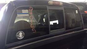 275-05564b Dodge Truck Local Pickup Only Back Glass Sliding Fits 97-04 Dakota 1547540