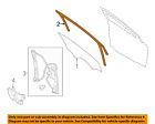 F1ez5821596b Ford Oem Focus Front Weather Strip Right