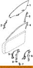 F8cz6323288ba Ford Oem Glass Retainer Right