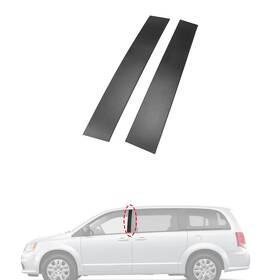 Fexon Kz-blst-0002 Front Driver And Passenger Side Windshield Outer B Pillar Trim Molding Ki