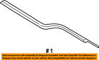 Fl3z1521452b Ford Oem Window Molding Weatherstrip Right