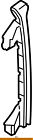 Fl3z1825805a Ford Oem Retainer Left