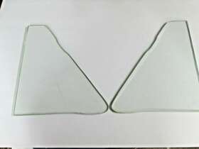 Ba-7621412-a Fomoco Nos 52 54 Ford Convertible And Crestline Vent Window Clear Glass Pair