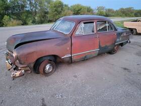 280.fd1s51 Ford 1951 Passenger Front Vent Window Frame