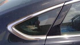 284-06054al Ford Driver Quarter Glass Chrome On Top And Bottom Fits 13-20 Fusion 207368