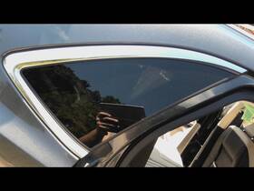 284-06182br Ford Passenger Quarter Glass Privacy Tint Chrome Moulding Fits 15-20 Edge 468656