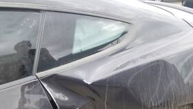 284-10560l Ford 22 Mustang Coupe Quarter Glass Window Rear Left Driver