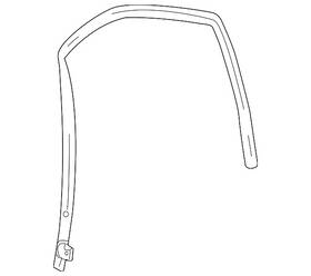 3f2z-1621547-aa Ford Genuine Run Channel