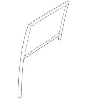 Dt1z-6125766-g Ford Genuine Run Channel Dt1z-6125766-g Ford Genuine Run Channel