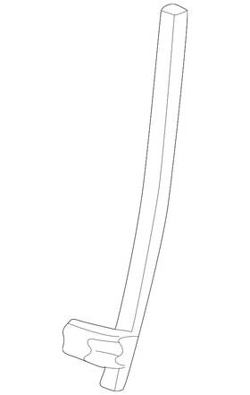 F77z-98222a01-ab Ford Genuine Retainer