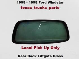 Ford F88z1642006bb 95 To 98 Windstar Rear Liftgate Back Glass Window Local P/up