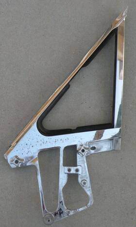 C4sb-6321764-a Ford Fomoco Factory Original Oem Thunderbird Door Window Glass Frame Chrome Trim Bezel Left 1964-1966