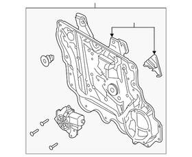 Lj6z-00817-a Ford Genuine Regulator Module Lj6z-00817-a Ford Genuine Regulator Module