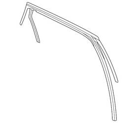 Lj6z-7825767-c Ford Genuine Run Channel Lj6z-7825767-c Ford Genuine Run Channel