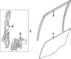 N1wz-6025767-c Ford Genuine Run Channel N1wz-6025767-c Ford Genuine Run Channel