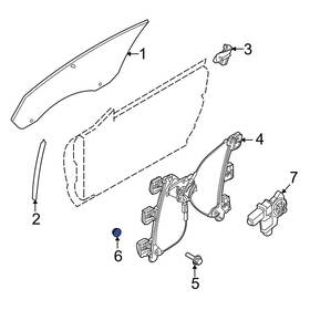 N621907s437 Ford Oe For Mustang 2010-2012 Window Regulator Nut