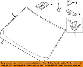 Kb3z17d550ab Ford Oem 19-23 Ranger Windshield Glass-lower Cover Kb3z17d550ab Ford Oem 19-23 Ranger Windshield Glass-lower Cover