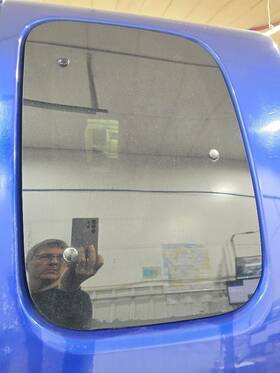 284-05517bl Ford Truck Driver Quarter Glass With Privacy Tint Flip Fits 98 F150 Pickup 605151