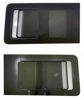 Vwd16407 Ford Transit Van Half-slider Window Drivers Side Medium-high Roof