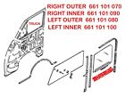 K153l Front Door Window Belt Molding Fits 1969-1973 Subaru 360 Truck