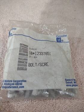 12337851 General Motors 10 Gm Screw / Bolt