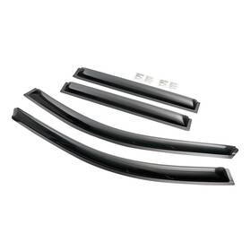 19368980 General Motors Gm Oem Window Vent Visors Front And Rear Smoke Black Equinox 2018-2024
