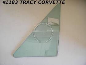 Lof-3177 General Motors 1963-1967 Corvette Nos Soft-ray Left Hand Lof 3177 Vent Window Dated Jan 65