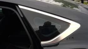 284-59541l Genesis Driver Left Quarter Glass Sedan Fits 15-16
