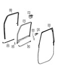 68271654ag Genuine Door Glass Run Channel Weatherstrip Right