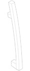 42621051 Genuine Front Driver Side Door Window Channel Retainer