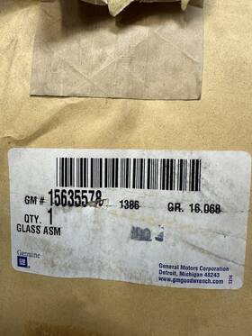 15635578 Gm Glass Asm
