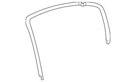 21992666 Gm Genuine Channel Assembly Rear S/d Wdo