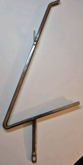 3823305 Gm Corvette C2 Convertible Vent Window Frame Left 63-67. Preowned Oem 3823305 Gm Corvette C2 Convertible Vent Window Frame Left 63-67. Preowned Oem