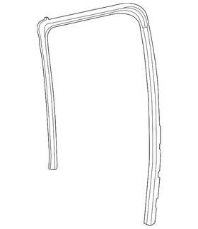 84462123 Gm Genuine Driver Side Door Window Glass Run Channel