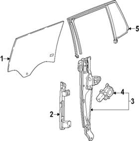 84798404 Gm Genuine Run Weather-strip