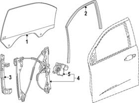 86795988 Gm Genuine Run Weather-strip 86795988 Gm Genuine Run Weather-strip