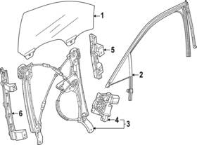 87860804 Gm Genuine Run Weather-strip